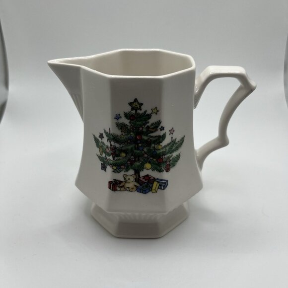 Vintage Nikko Christmastime Octagon Creamer Replacement Piece Christmas Tree - Picture 1 of 8